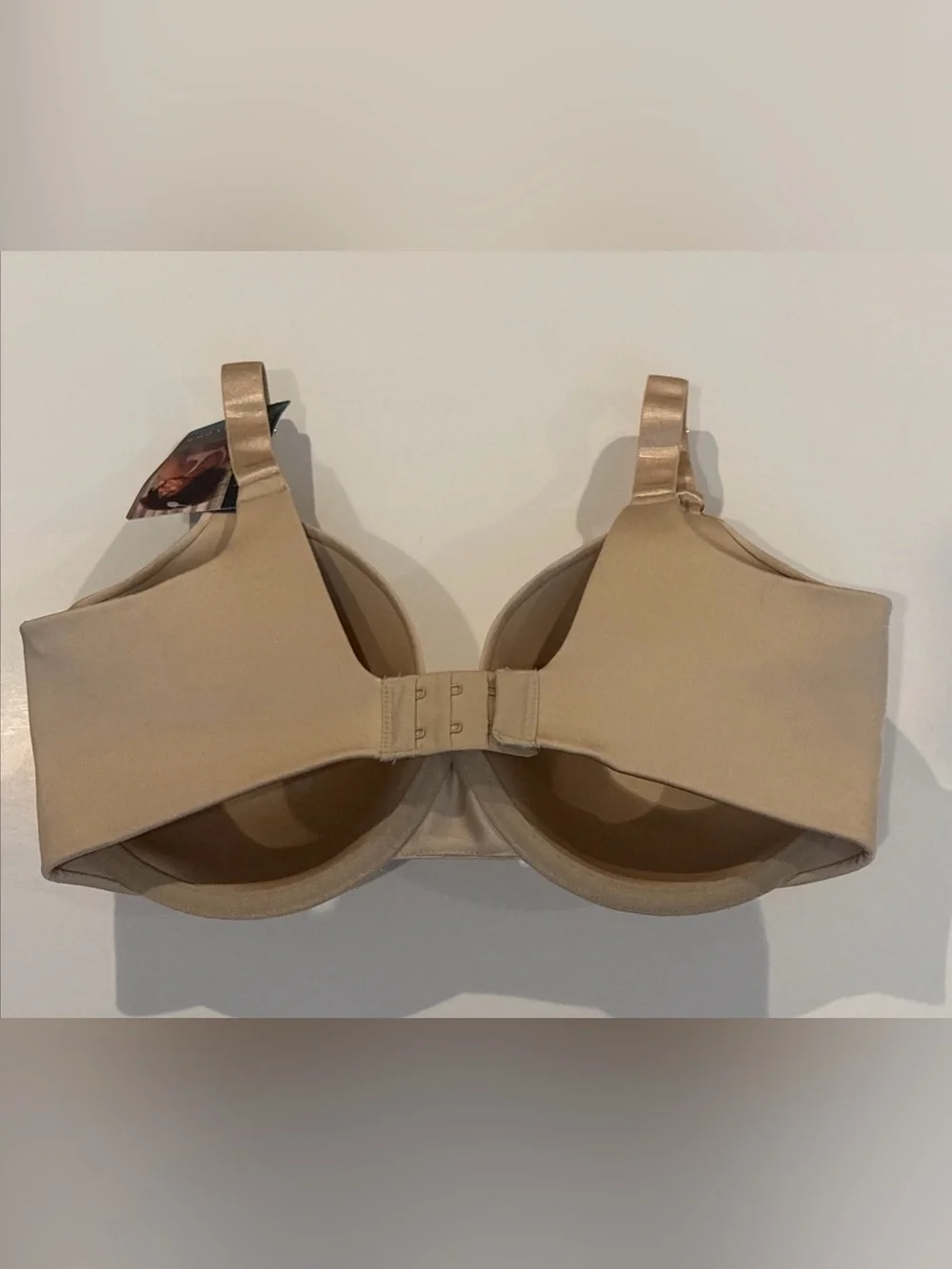 Vanity Fair 75345 Beauty Back Full Coverage Underwire T-Shirt Bra Beige 34DD NEW